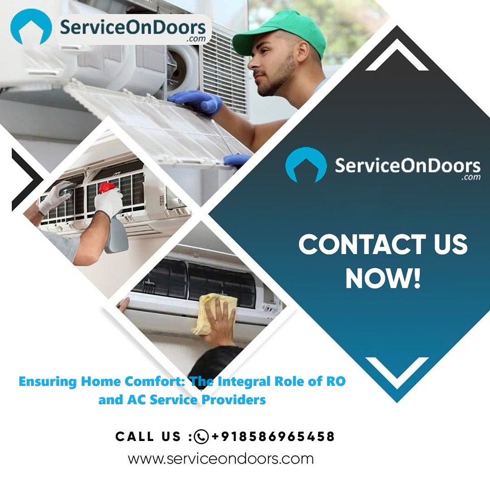 Premium RO and AC Services for Home Comfort | Call 8586965458 | ServiceOnDoors